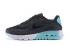 Nike Air Max 90 Ultra Essential Black Jade Turquoise Women Running Shoes 724981-001