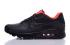 Nike Air Max 90 Ultra Moire Triple Black Red Men Running Shoes Sneakers 819477-012