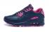 Nike Air Max 90 QS WMNS Womens Shoes Dark Blue Purple Rose 813150-104