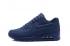 Nike Air Max 90 Woven Men Training Running Shoes Navy Blue 833129-011