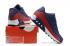 Nike Air Max 90 Woven Men Training Running Shoes Navy Blue Red White 833129-007