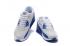 Nike Air Max 90 Woven Men Training Running Shoes Navy Blue White 833129-006