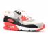Air Max 90 Premium Mesh GS Infrared Neutral Black White Grey Cool 724882-100