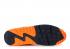 Nike Air Max 90 Premium Grey Dark Neutral Obsidian Orange Total 532470-480