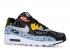 Nike Air Max 90 Premium Ocean Bliss Crimson Black Sail 700155-405