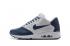 Nike Air Max 90 Premium SE BLUE WHITE Men running shoes 858954-004