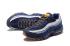 Nike Air Max 95 Essential White Navy Blue Yellow Men Shoes 749766