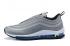 Nike Air Max 97 Men Running Shoes Silver White Blue918356-003