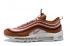 Nike Air Max 97 New Release Running Shoes Coffee White
