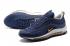 Nike Air Max 97 Running Men Shoes Deep Blue White Yellow 918356-400
