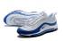 Nike Air Max 97 Running Shoes White Royal Blue 921733-001