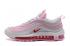 Nike Air Max 97 Women GS white pink Running Shoes 313054-161