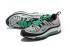 Nike Air Max 98 Unisex Running Shoes Light Grey Black Green