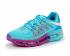 2015 Nike Air Max GS Blue Lagoon Fuchsia Flash White Running Shoes 705458-400