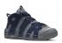 Nike Air More Uptempo 96 Gs Georgetown Hoyas Navy White Midnight Grey Cool 415082-009