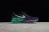 Nike Flyknit Air Max Black Violet Green Womens Running Shoes 620659-001