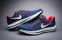 Nike Air Zoom Vomero 12 Blue Running Shoes Navy Lace Up 863762-402