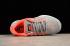 Nike Air Zoom Vomero 12 Grey Orange Running Shoes White Lace Up 863767-002