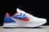 2019 Nike Downshifter 9 White Blue Red Running Shoes AQ7486 600