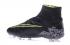 Nike Hypervenom Phantom II FG Pitch Dark Pack ACC Soccers Footabll Shoes Black Metallic Hematite Volt