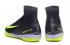 Nike Mercurial X Superfly V CR7 IC Soccers Shoes Black Yellow White