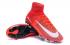 NIke Mercurial Superfly V FG ACC Kids Soccers Shoes Red Orange Black White