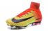 Nike Mercurial Superfly V FG ACC High Football Shoes Soccers Red Yellow