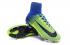 Nike Mercurial Superfly V FG ACC Kids Soccers Shoes Green Blue Black