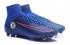 Nike Mercurial Superfly V FG Chelsea Soccers Shoes Royalblue Black