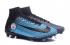 Nike Mercurial Superfly V FG Manchester City Soccers Shoes Blue Black