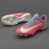 NIke Mercurial Superfly V FG low The 11 generation of Assassins pink black football shoes