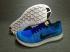 Elegant Shape Nike Free RN Flyknit Sky Blue Black Mens Shoes 831069-403