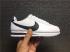 Nike CLASSIC CORTEZ Leather Casual Shoes White Black 808471-101