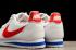 Nike CLASSIC CORTEZ Leather Casual Shoes White red 808471-103