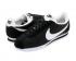 Nike Classic Cortez Nylon Black White Womens Running Shoes 749864-011