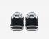 Nike Classic Cortez Nylon Black White Womens Running Shoes 749864-011