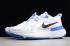 2020 Nike Epic React Flyknit 3 White Royal Blue CW1777 200