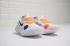 Off White x Nike Epic React Flyknit Summit White Black Orange AQ0070-809