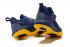 Nike Zoom Shift Men Basketball Shoes Deep Blue Yellow 897653