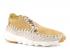 Nike Air Footscape Woven Chukka Qs Hairy Suede Brown Gold Flat Light Summit Orwood White 913929-700