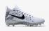 Nike Alpha Menace Elite White Metallic Silver Pure Platinum Black 871519-106