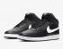 Nike Court Vision Mid Black White Running Shoes CD5466-001