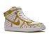 Nike Wmns Vandal High Lx Meant To Fly Particle Gold Citron Dark Beige White AH6826-101