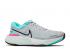 Nike Zoomx Invincible Run Flyknit Grey Fog Dynamic Turquoise Pink Hyper Black CT2228-003
