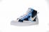 Sacai x Nike Toki Slip Txt Black Blue White Shoes AA3823-100