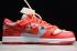 2019 Off White x Nike Dunk Low University Red CT0856 600