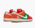 7-Eleven x Nike Dunk Low SB Orange Peel Pine Green University Red CZ5130-600