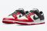 NBA x Nike SB Dunk Low EMB 75th Anniversary White Black Chile Red DD3363-100