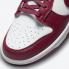 Nike SB Dunk Low Bordeaux Team Red White Shoes DD1503-108
