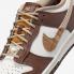 Nike SB Dunk Low GS Plaid Brown Sail Cacao Wow Metallic Gold Khaki FV3653-191